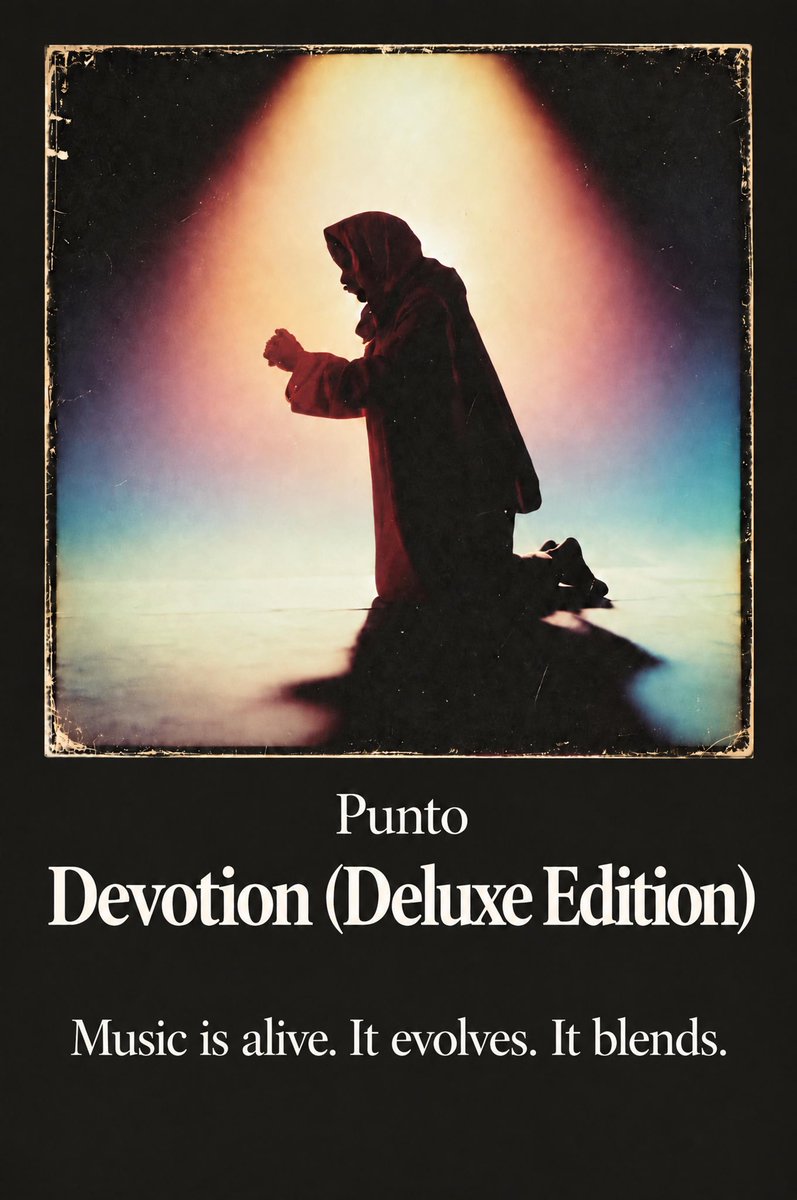 hellopunto's tweet photo. The Deluxe edition of our album "Devotion", centering around "Sacred Verses", is out now on all platforms!
Dive into this new musical journey and let us know your favorite track in the comments!
https://t.co/PB7dIx80Nf
#DevotionDeluxe #SacredVerses #NewMusic #OutNow https://t.co/7CGNl8VSE1
