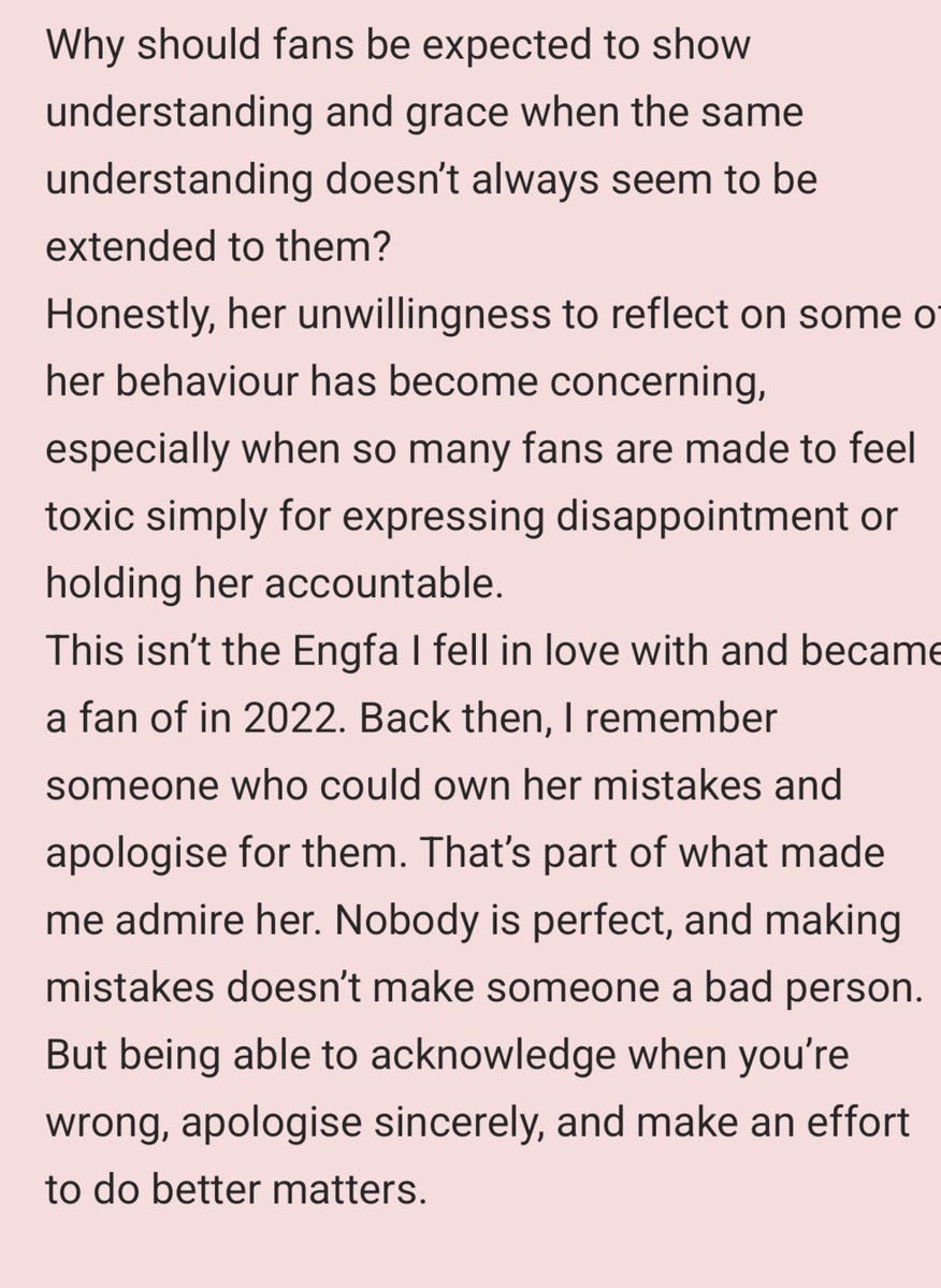 ememIre24's tweet photo. She does not care about us at all! 
End of story. Again I don't care who you date its the lack of care, respect and love for people with you 5yrs and not understanding why they are upset. 
I want you to be happy in love. My points were accurate. 
#englot #อิงล็อต https://t.co/lSr4nPfEMq