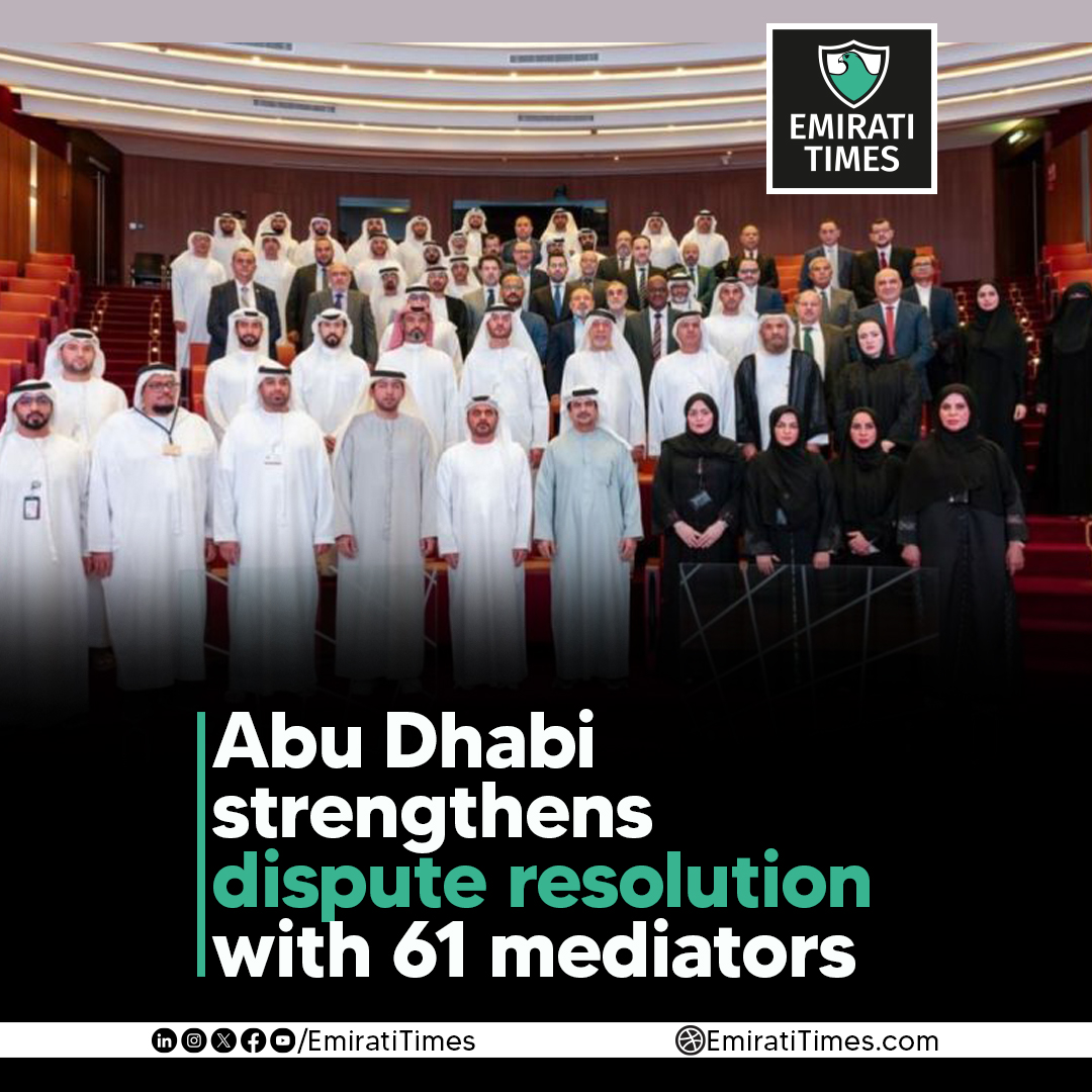 EmiratiTimes's tweet photo. Abu Dhabi Judicial Department has sworn in 61 private mediators to resolve civil and commercial disputes.
https://t.co/ZXiXLWYJcX

#EmiratiTimes #ADJD #AbuDhabiJudicialDepartment #PrivateMediators #MediationServices #AlternativeDisputeResolution #UAEJustice @ADJD_Official https://t.co/zDdQfUchyK