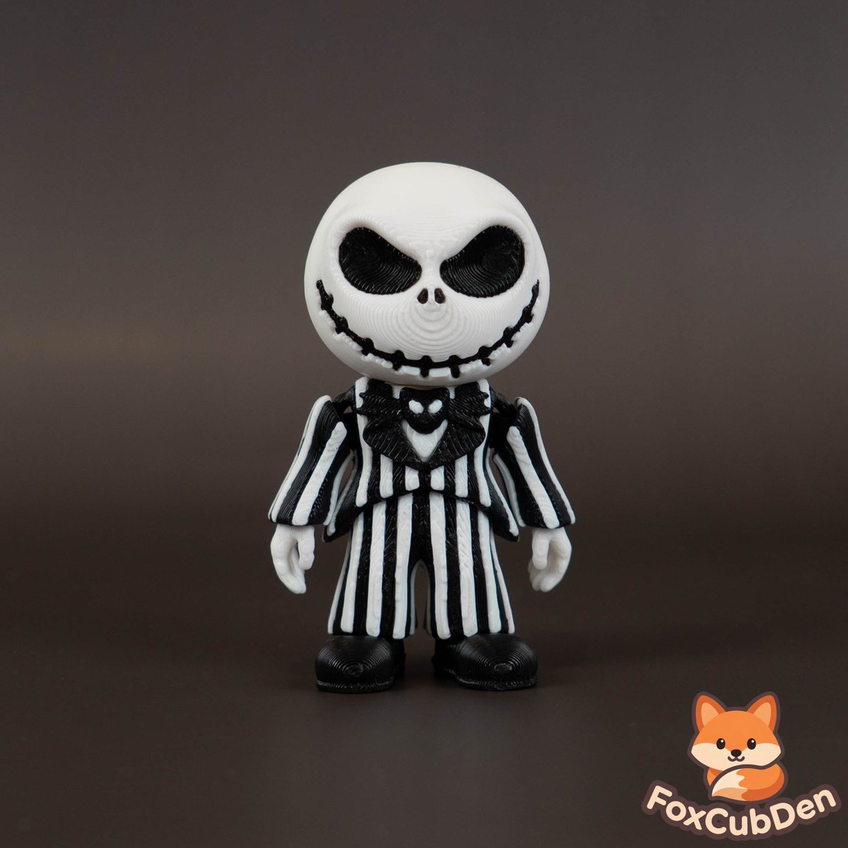 FoxCubDen's tweet photo. 💀 Flexi Jack Skellington🎃
#3DPrinting #stl #3dprint #Patreon #Cults3D #3mf #fanart #printinplace #bambulab https://t.co/b6sV1pdtXh