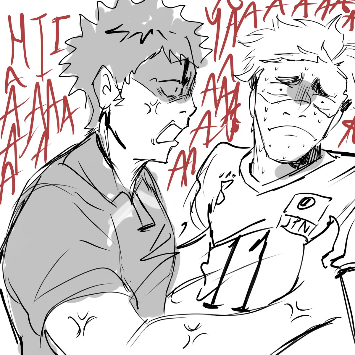 gwenandyao's tweet photo. This man #iwaizumihajime #haikyu #haikyutimeskip https://t.co/jAwU3bcPEp