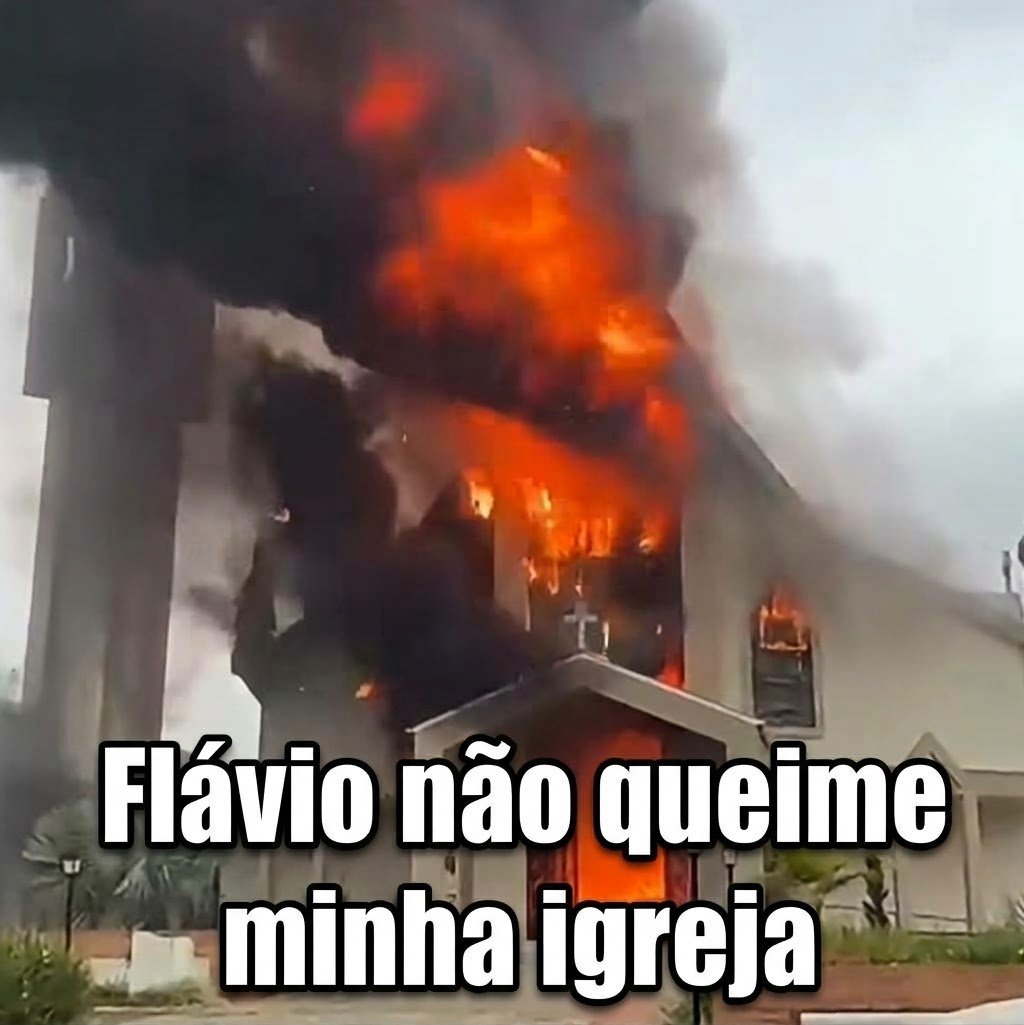 tarsilademoraes's tweet photo. @AndreJanonesMG FLÁVIO NÃO QUEIME MINHA IGREJA 
12 DE OUTUBRO DIA DE NOSSA SENHORA APARECIDA 

#DIREITATERRORISTA https://t.co/6njDRW3SQS