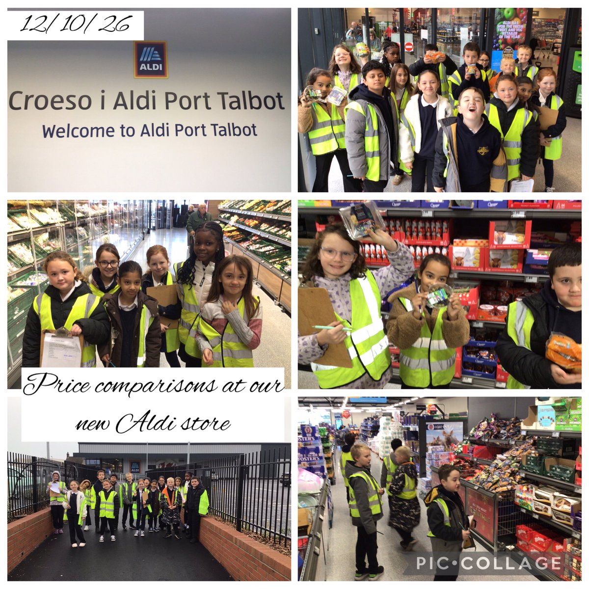 Sandfields_Pri's tweet photo. Busy Monday here in Wildcats. Aldi price comparison visit, fun fire safety presentation and preparing our Spring bulbs. #sfpwildcats #sfphwb #sfpstech https://t.co/2HCWKf5qO7