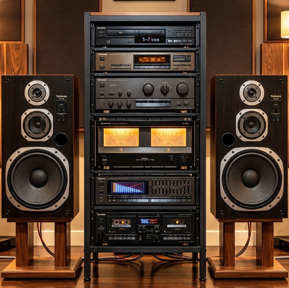 hidehidechang's tweet photo. ๐ถ Vintage Hi-Fi Sound System โค๏ธ Classic 80s & 90s Stereo Setup ๐
#VintageAudio #HiFiSound #RetroStereo #ClassicAudio #VintageSpeakers #AudioLovers https://t.co/fVmiUbKoIT