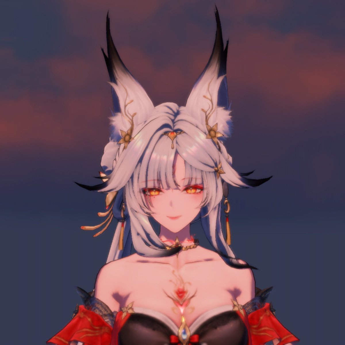FuguesHumbleSit's tweet photo. Floofy pretty fox ladies known for their bushy tail and has white fox form https://t.co/Uq2cKK9IvN