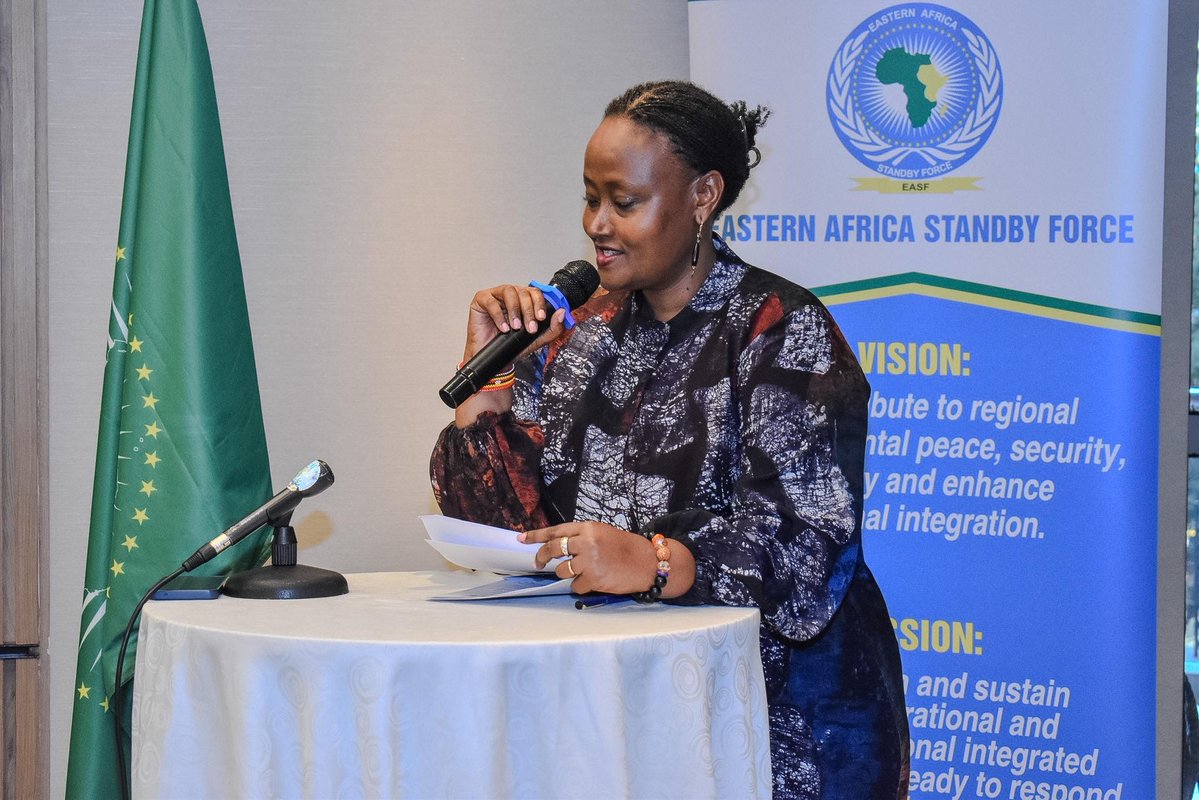 EASF4Peace's tweet photo. The Eastern Africa Standby Force (EASF) has opened a three-day Rostering and Verification Database Workshop in Nairobi, Kenya (12–14 October 2026).

The workshop brings Member States, AU representatives and partners together to strengthen the civilian roster, enhance collaboration and improve readiness for peace support operations.

#EASF #PeaceAndSecurity #AfricanSolutions