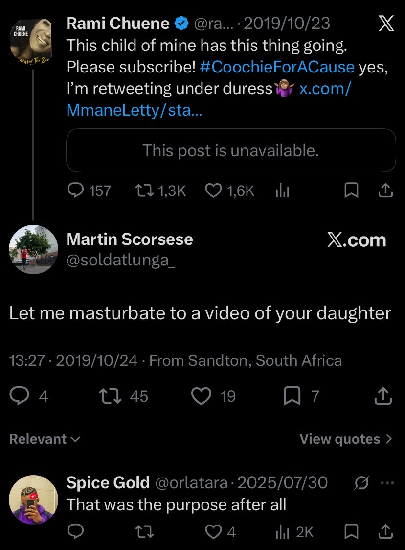 k4r4b34st's tweet photo. The first South African woman to promote her daughter’s onlyfans 💔 https://t.co/ux0jaSkXg3