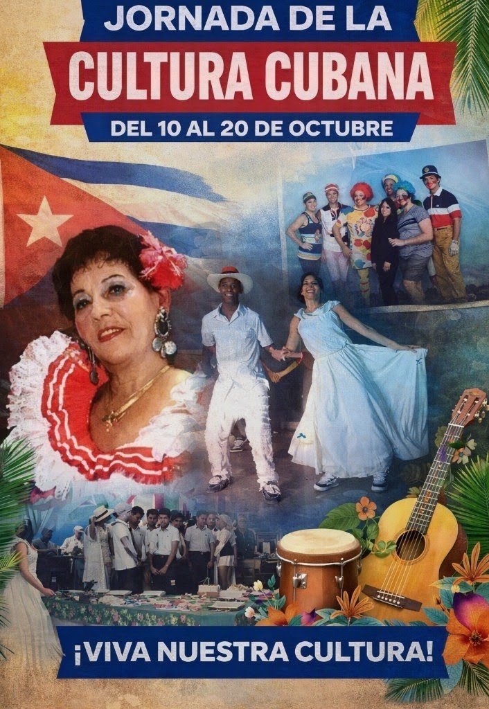 MLacubanisima's tweet photo. La cultura cubana un espacio para el esparcimiento y fortalecer nuestra identidad como escudo y espada de la Nación.
#CubaEsCultura https://t.co/Vf76pUjO6H