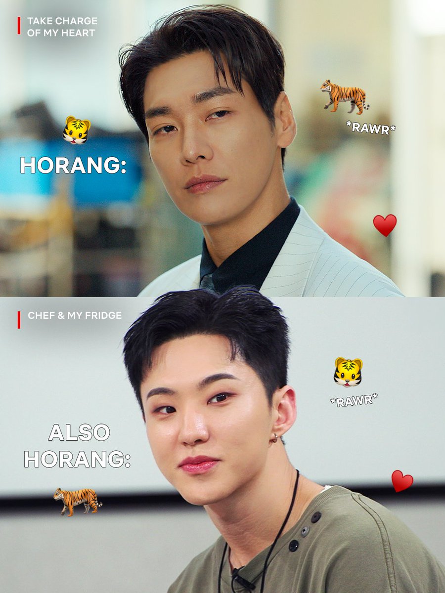 Netflix_PH's tweet photo. i don’t have a favorite tiger… i have two 🥰

#TakeChargeOfMyHeart #KimYoungkwang #김영광 #Hoshi #호시 https://t.co/wDBPA8XTaC