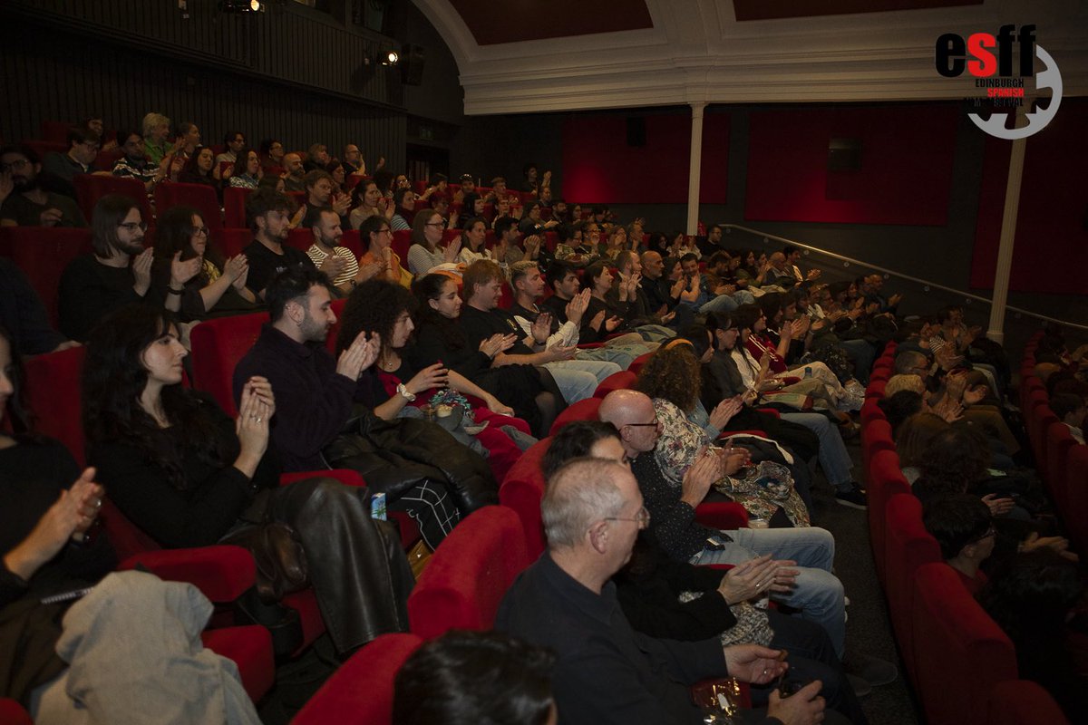 _ESFF's tweet photo. What a way to finish this edition of ESFF26 with a sold out screening of @LaBolaNegraFilm.  Thank you to Alberto Conejero for coming to Edinburgh and being so generous with your poetic words and wisdom. https://t.co/81CuwcyNll