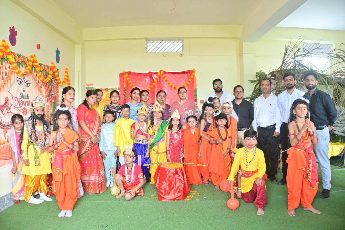 BrightLand79679's tweet photo. 🌺✨ #Navratri #Celebration at #Bright #Land #Sanskriti #School ✨🌺

🙏🪔 Celebrating the Spirit of Navratri with Devotion, Joy &amp; Tradition! 🪔🙏
#BrightLandSanskritiSchool #NavratriCelebration #Navratri2026 #JaiMataDi #IndianCulture #SchoolCelebration #TraditionAndValues https://t.co/BnSqNhzMxY