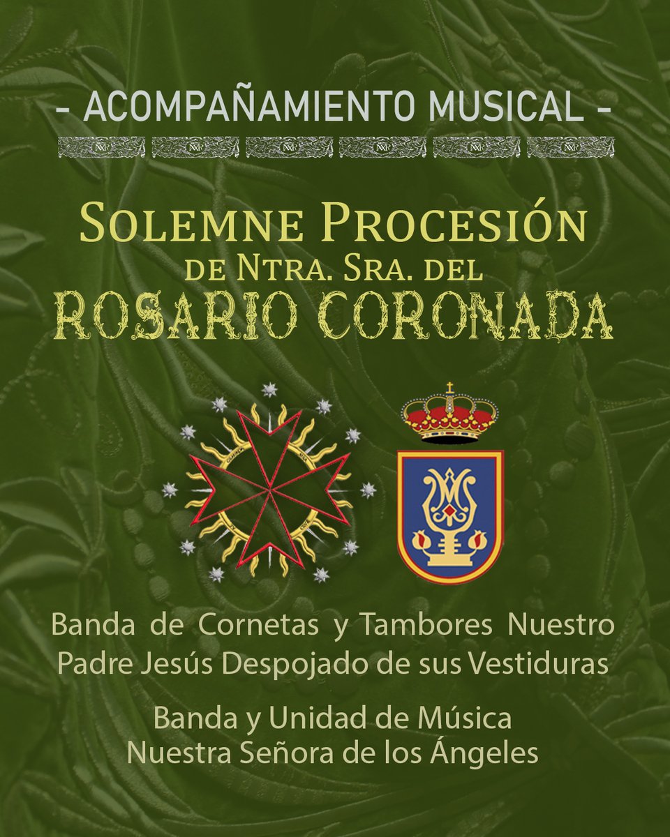 Rosario_Granada's tweet photo. GUÍA PARA LA PROCESIÓN DE LA
#VIRGENDELROSARIO

12 de Octubre de 2026 - 🧵⤵️

#Granada #RosarioCoronada2026 https://t.co/BBZCNj8nFV