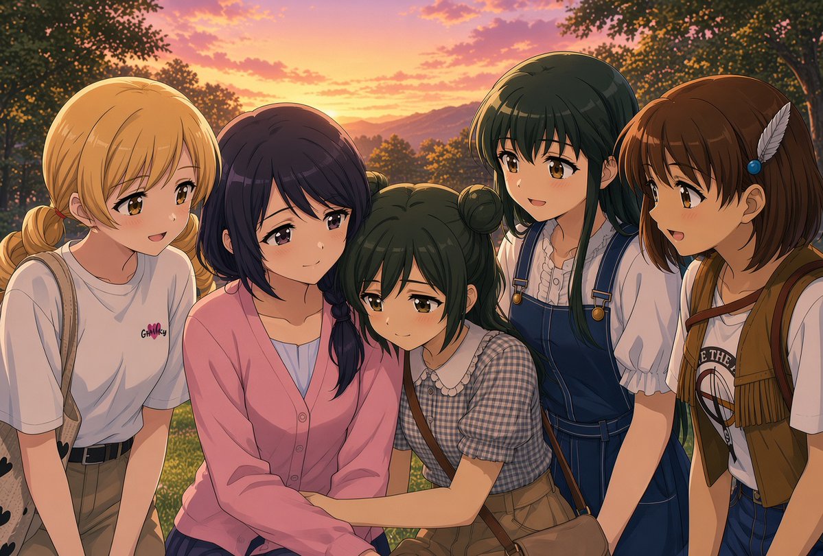 namlat's tweet photo. 運命の糸に導かれ　出会った優しいお姉さん　
��気をくれたあの友達や　
ツバキに会わせてくれたあの人も
不思議な縁でつながった　
いつも元気で前向きな少女　
あの子はマツリ　ヒナタマツリ https://t.co/vrQIKCBpdP
