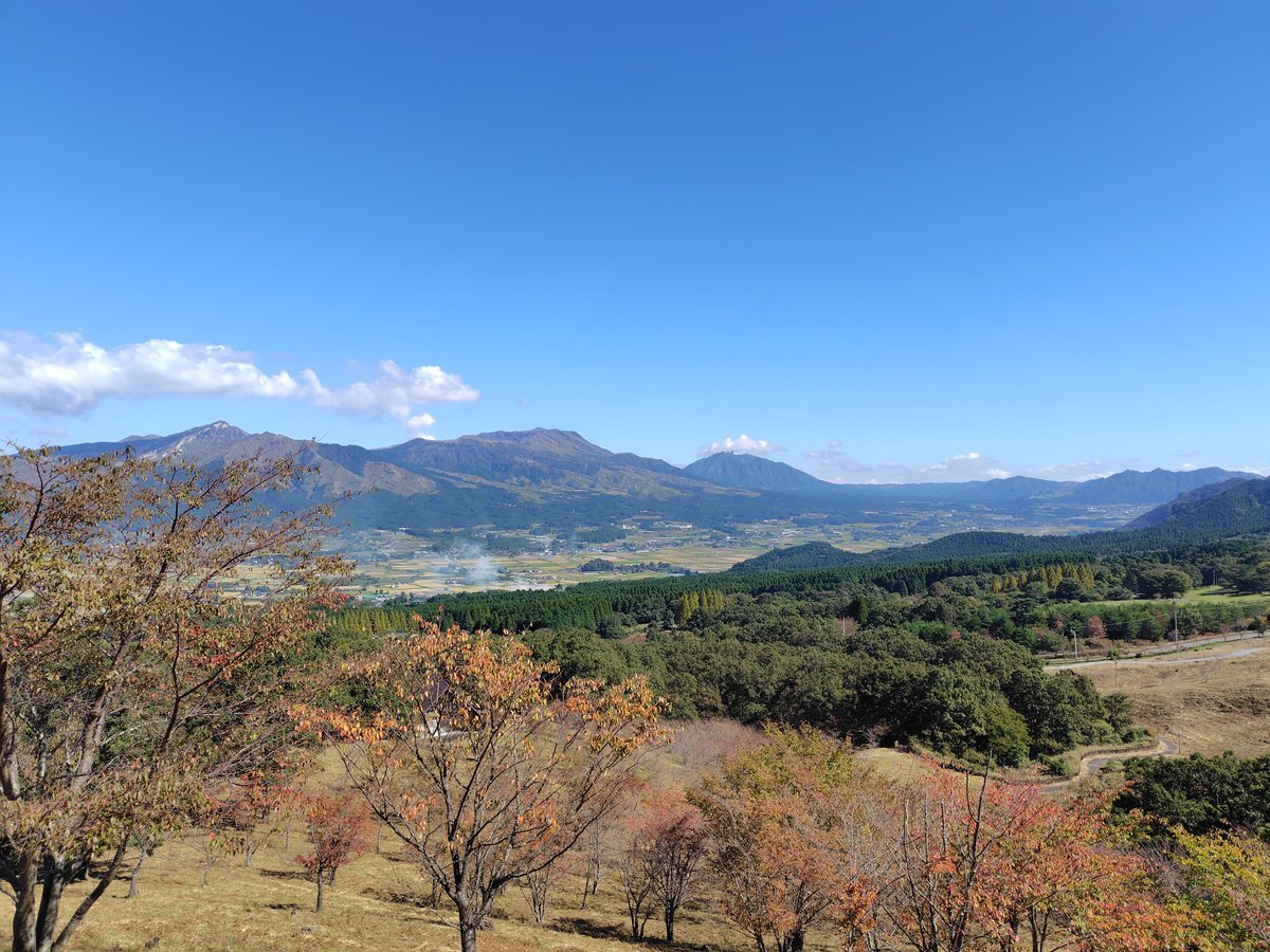 oohassan083's tweet photo. 三連休最終日。
午前中は西原村からケニーロード走ってきました。
気温もちょうど良く、適度に流すことができました。
展望所で休憩に寄ったら、
Z1000乗りの方とお話することができ、
嬉しかったです！

#Ninja1000SX
#ニンジャ1000SX
#ケニーロード
#グリーンロード南阿蘇 https://t.co/3bj92ZOsv3