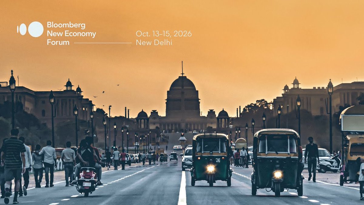 geoeconjennie's tweet photo. #BloombergNewEconomy Forum is in India for the first time — and we’re bringing you an inside look. 

Join us for a special virtual briefing, live from the Forum. @becca_wasser, @lyndsayhoward, @chetnakum, Shantanu Jaiswal of @BloombergNEF and I will be digging into the event's defining debates and exclusive remarks from global leaders — plus previewing new research from Bloomberg Economics and BloombergNEF.

- Wednesday, Oct 14
- Starting at 2:45 PM IST*
- No Terminal subscription required

More information and registration: https://t.co/VoGZFEIlSG

* We will have a broadcast for Europe/US time zones. Stay tuned for details!