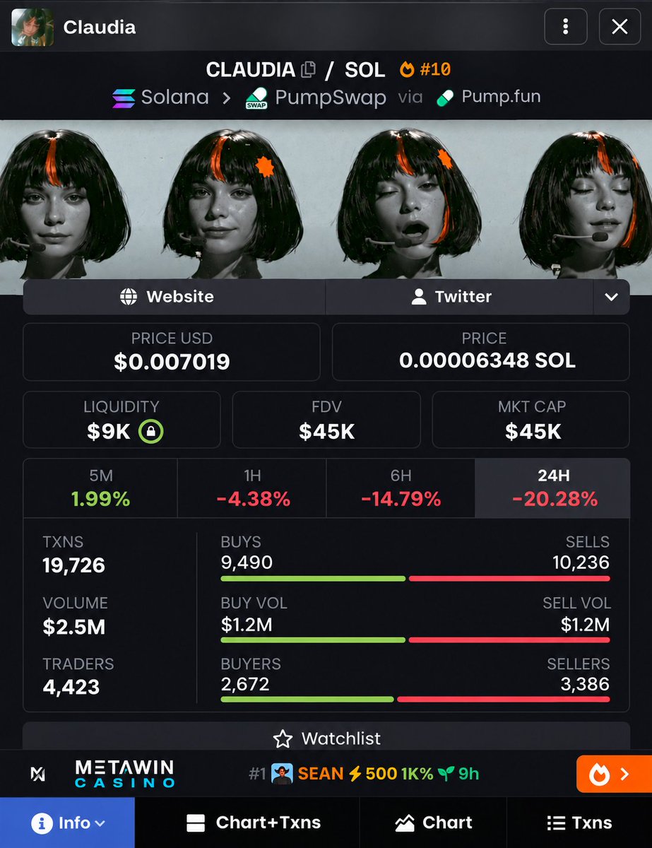 nar1790's tweet photo. 🔥🧡 CLAUDIA ($CLAUDIA) — Keep It on Your Radar! 🚀

Looking for something interesting in the Solana ecosystem? 👀

Meet $CLAUDIA — a token gaining attention on https://t.co/AOI1zzqWs8! Stay connected with the community, keep an eye on its progress, and DYOR before making any decisions. 💎

🪙 Token: $CLAUDIA

📄 CA: 2j5SaS7xy776qCBpyPQbZjyQSAtKiFgrwjfErthnW2ZM

🐦 Follow on X: @claudia_onchain⁠�
🚀 Buy on https://t.co/AOI1zzqWs8: CLAUDIA⁠�

🔥 Keep watching $CLAUDIA and stay tuned for what's next!

#CLAUDIA #Solana #PumpFun