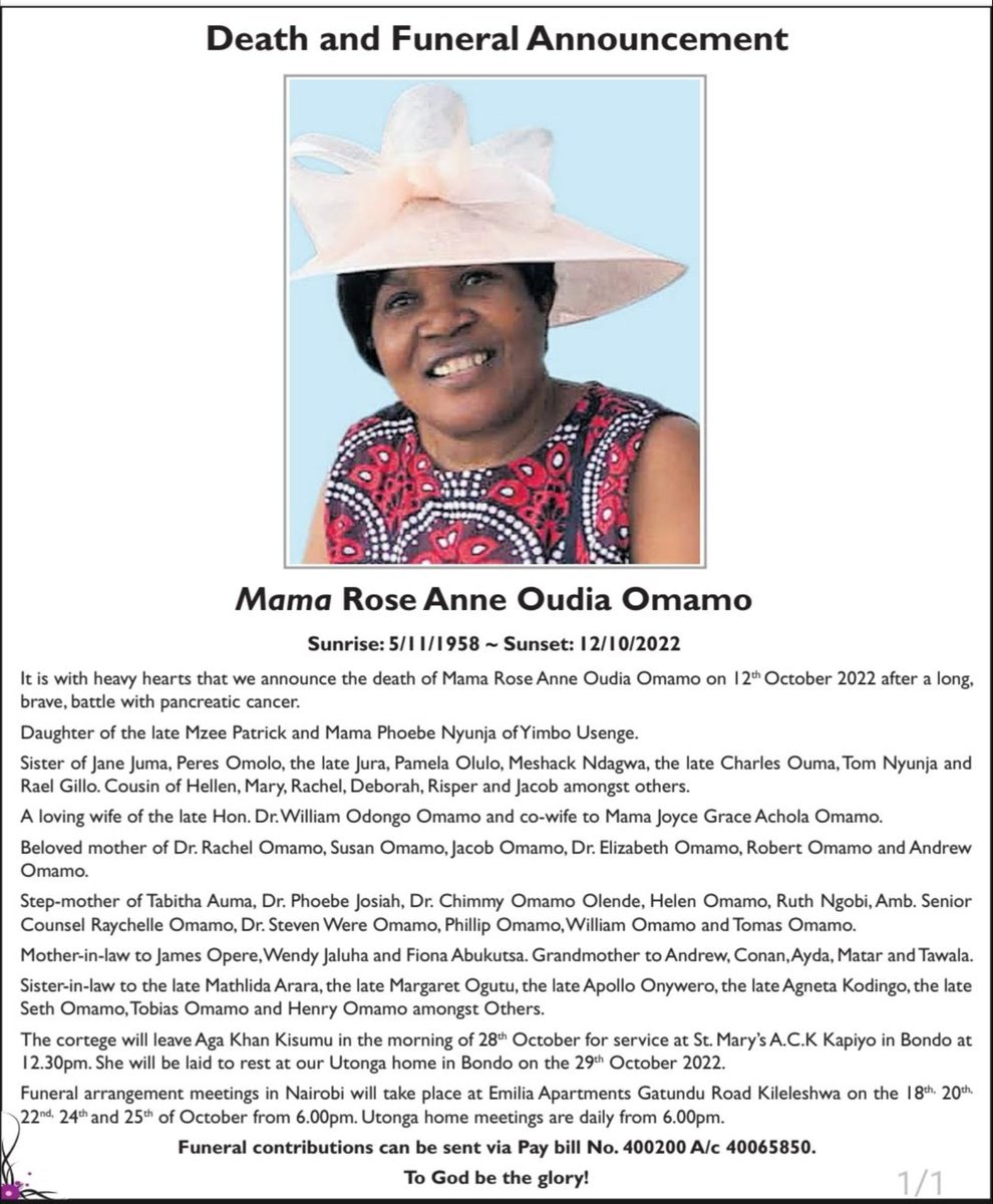 bobomamo's tweet photo. Dear Mummy,
4 years later, I know that you continue to watch over us. Your loving kindness lives on. Amen. https://t.co/QRtmDypUt1