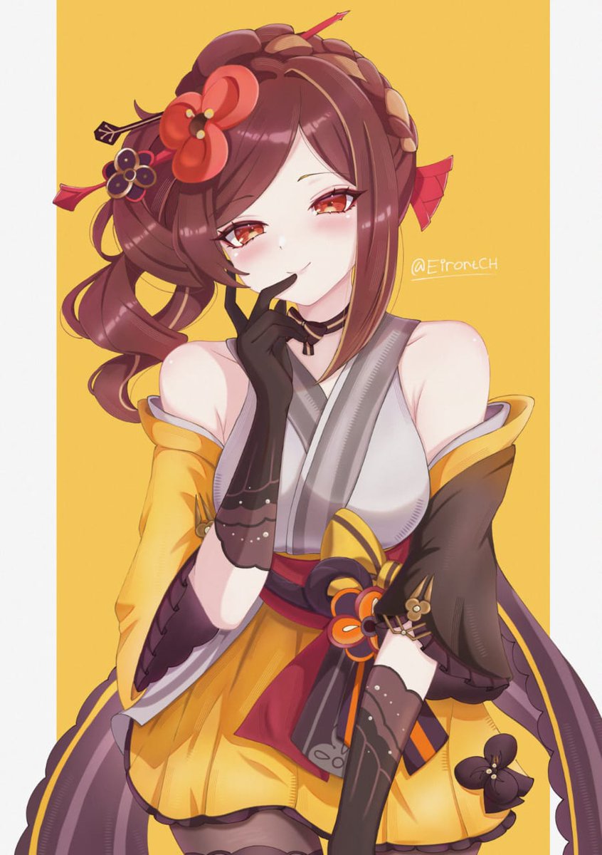 EirontArt's tweet photo. chiori🧡

#GenshinImpactㅤ #hoyoverse #anime #art https://t.co/5fN1dgb11T