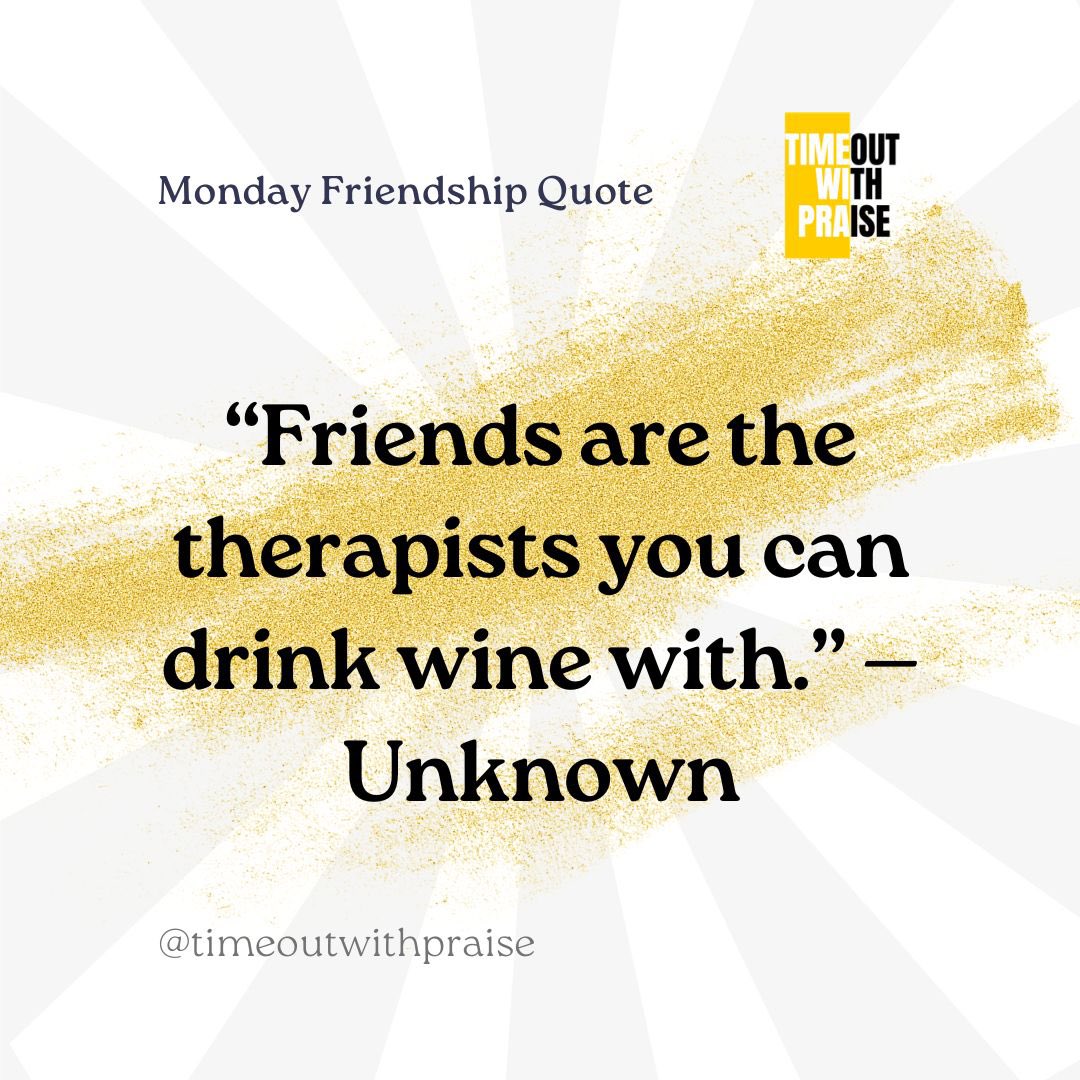 TimeoutwithP's tweet photo. Friendship is beautiful when you have people who make life a little lighter. The ones you can call on a random day, talk about absolutely nothing and somehow feel better afterwards. 

May we never lack genuine friendships and people who make life sweeter. 🥂💛

#timeoutwithpraise https://t.co/tGAdO8CspT