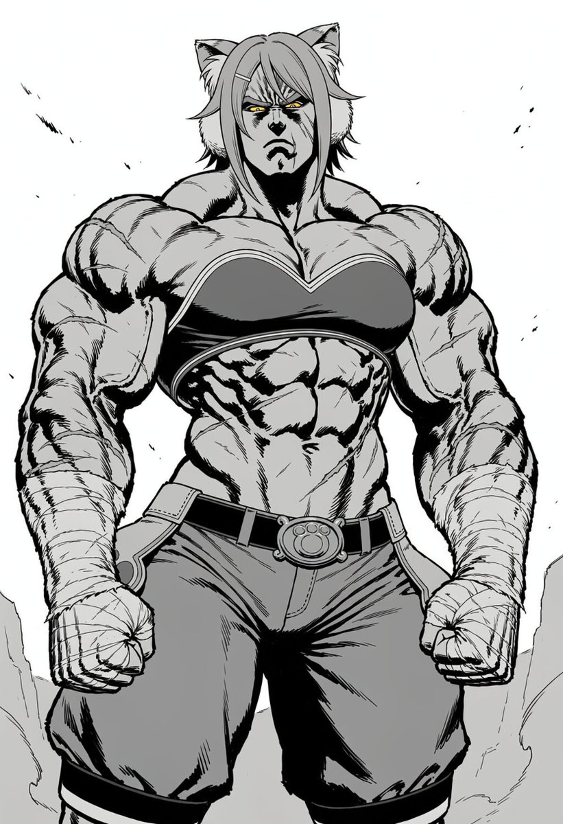 EleusisLibrary's tweet photo. 北斗の拳スタイルのヒヨリ

#プリコネR #北斗の拳 #ヒヨリ https://t.co/xrwUHzsGr9
