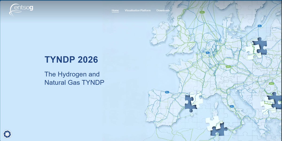 ENTSOG's tweet photo. 📢@ENTSOG launches a public consultation on the Draft Hydrogen Infrastructure Gaps Identification (H2IGI) Report for #TYNDP 2026!

🔎Stakeholders are invited to provide feedback by 30 October 2026. The report analyses potential regional #hydrogen #infrastructure #gaps across #Europe and extends its outlook to 2050.

📚 The consultation package includes:
📗 TYNDP 2026 Infrastructure Report;
📘 H2IGI and projects online visualisation platforms;
📕 TYNDP 2026 projects’ list, maps and methodologies.

✍ Stakeholders are invited to contribute to the #consultation and join the dedicated webinar on 19 October 2026 to learn more about the report and its findings.

🗞️Read more in our Press Release:
https://t.co/zD025hgh8L
👉 Access all TYNDP 2026 consultation documents on the ENTSOG website:
https://t.co/KbFtrJO33t
👉 Visit the dedicated TYNDP 2026 website:
https://t.co/f8GlMEXdqh