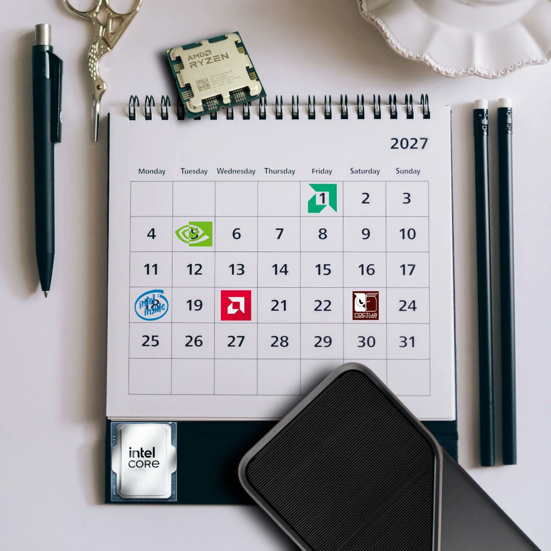 theclub386's tweet photo. ποΈ 6 exciting PC hardware launches on the way ποΈ
Forget RAM prices; let's look forward to the future. There's loads of cool kit en route, from ground-breaking cooling tech to intriguing new CPU architectures. π₯
Mark your calendars π
https://t.co/q5400KpHRr
#pchardware https://t.co/gS2WcrZ2n4