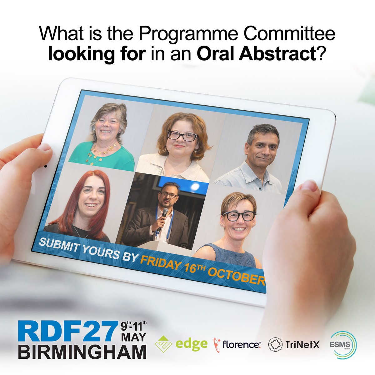 TheRDForum's tweet photo. What is the committee looking for in Oral abstracts…
@TheRDForum 2027 Conference call for oral abstracts closes Friday 16/10/26
Ahead of submitting an abstract check what the committee is looking for here: https://t.co/09akWyr54T
#HealthcareResearch #UKHealthcare #RDF #RDF27 https://t.co/1D7LUtthIB