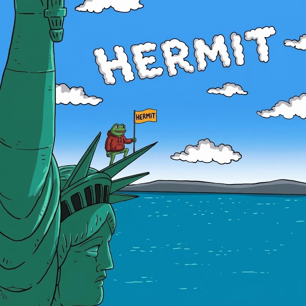 HermitonXrpl's tweet photo. GM #XRPCommunity ☀️
Welcome to a new week filled with possibilities. 
Enjoy Hermit new world order. Join the degen frogs in the pond.

#HERMIT #XRPARMY #GM #XRPL https://t.co/U1sHqQeV1V
