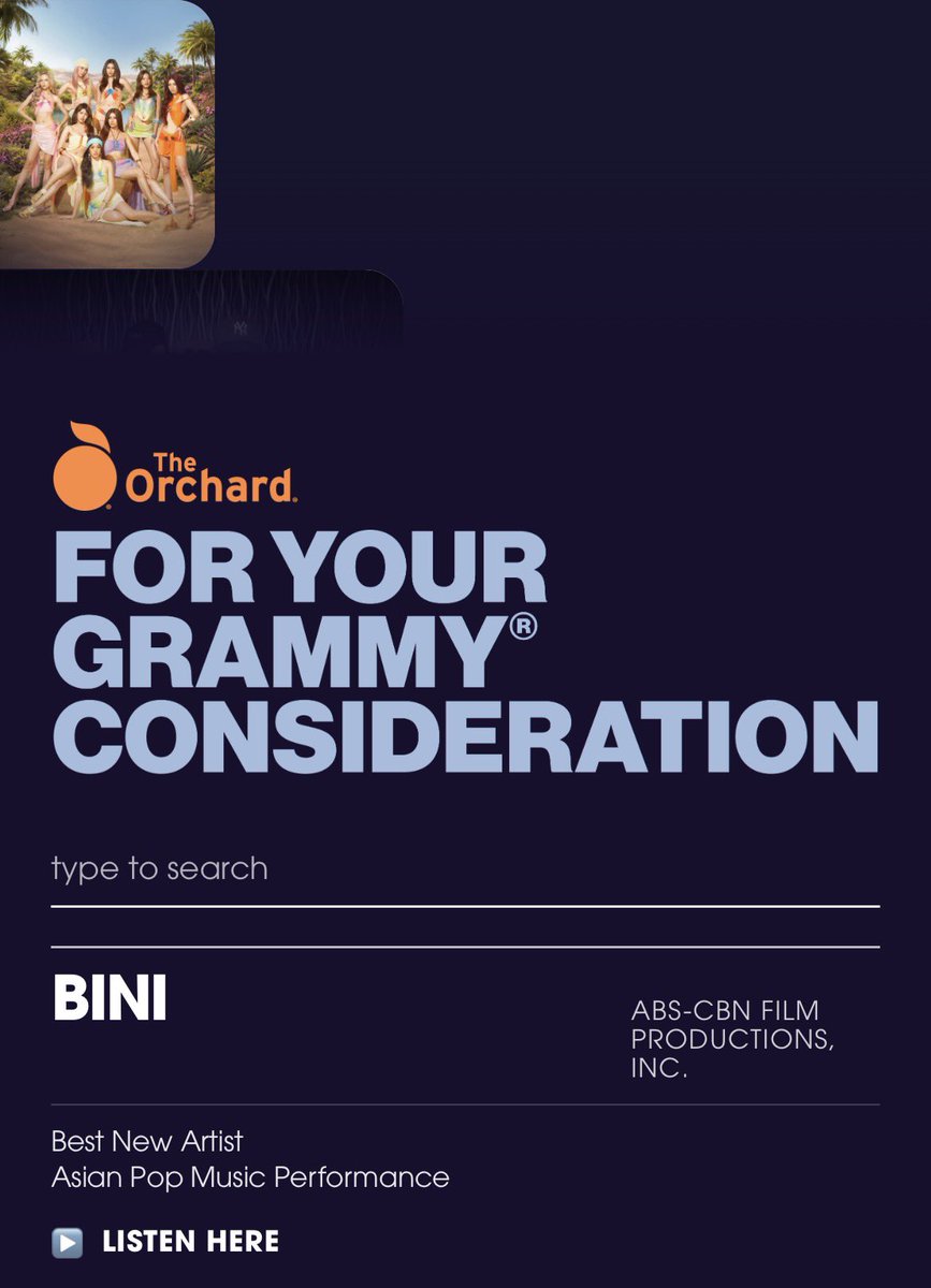 blinkeu_bloom's tweet photo. Our BINI submitted three categories for Grammys 2027! 🌸 To be considered and nominated is already a BIG WIN for BINI-BLOOMS and for OPM! 🇵🇭Hopefully! 🙏✨

#BINI #GrammysFYC #BINI_UnangKilig #BINI_AParallelWorld https://t.co/vGyPMr7U03