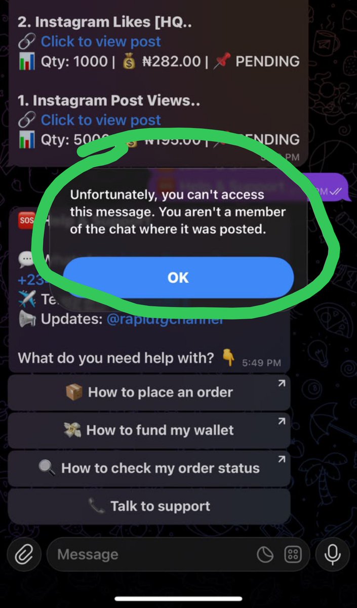 dy_coder_'s tweet photo. A user complained about the error 
He wasn't able to access 
The videos on 

HOW TO PLACE AN ORDER 
And the resttt 

It has been fixed now 
Clickt the "Help &amp; Support" button on 👇
https://t.co/Jg9nZRZrPa

#rapidSmm #viral #Smmpannel #smmontg https://t.co/VdXWaTSRJx