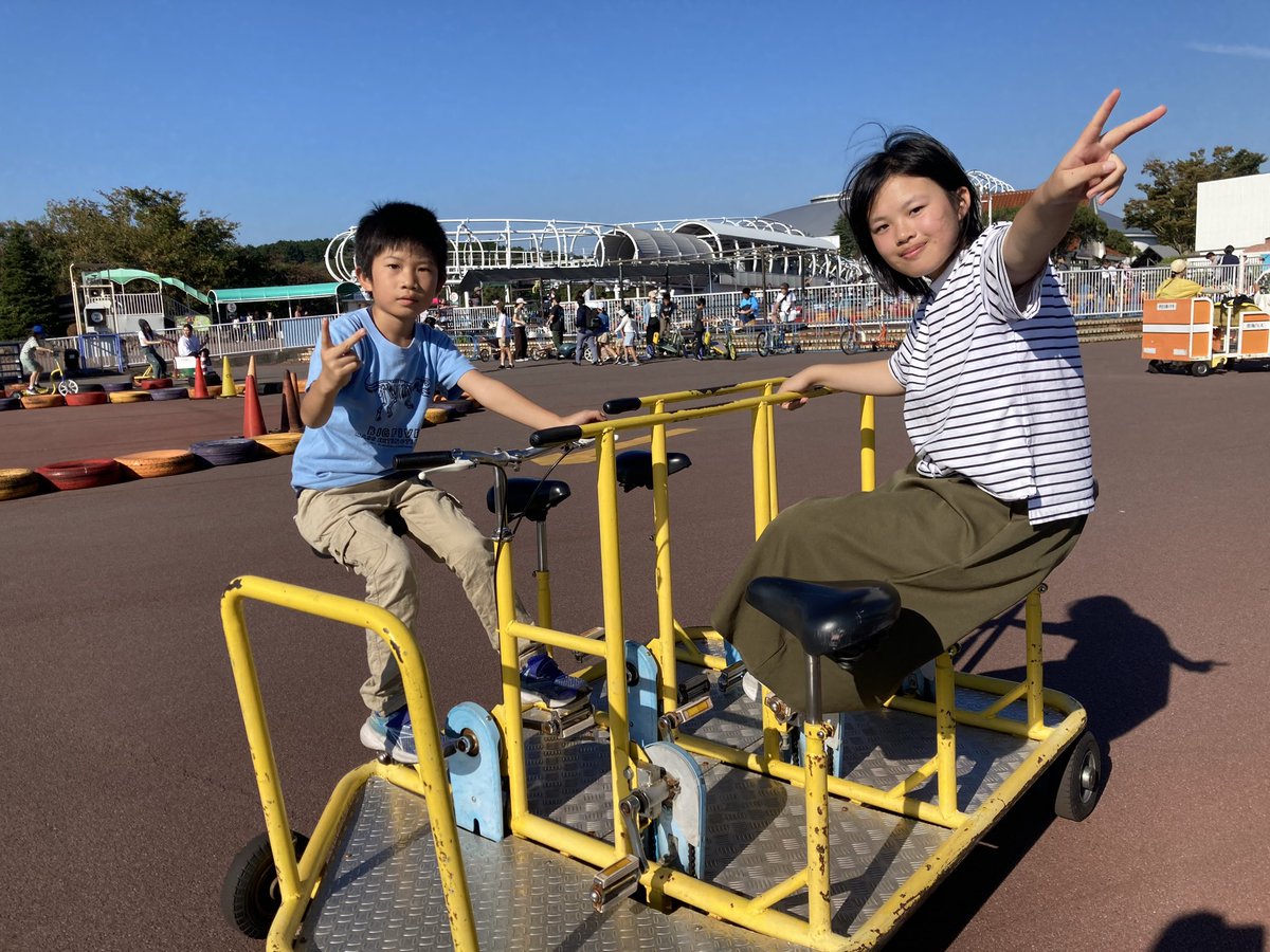 Yukizenkai2008's tweet photo. 伊豆を拠点の静岡旅は、身体動かす系遊園地のサイクルスポーツセンターへ

私の身体の硬さを痛感したけど、必死にJJ達についていった😊

翌日どころか、帰路であちこち痛いので、♨️療養する所存 https://t.co/4Gyu4zLxQm