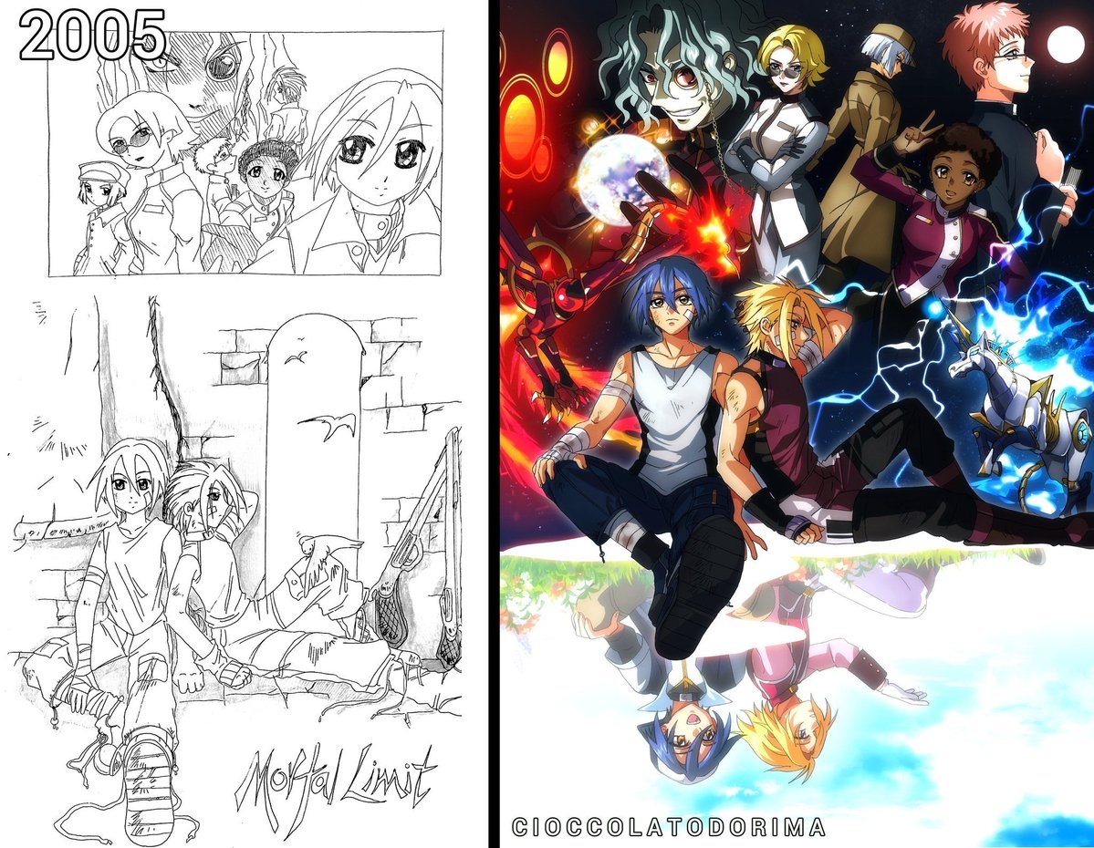 cioccolato_kun's tweet photo. Redrawing childhood story concepts into era accurate 'anime' posters is a fun activity 😆 https://t.co/XQ890eEXqs