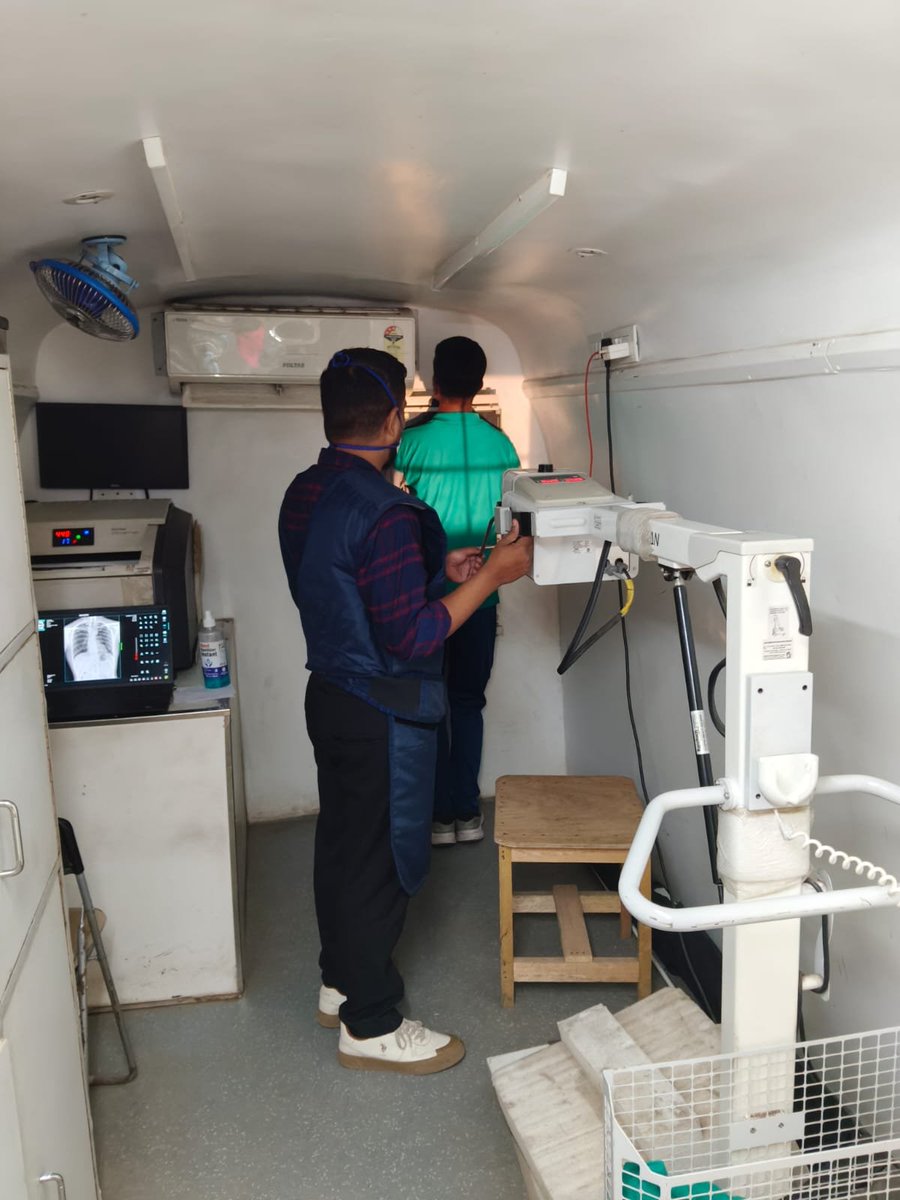 official_NITRD's tweet photo. 10-10-2026 | Ayushman Aarogya Shivir 🩺
X-ray Van-based TB screening at AYAM Jonapur Dispensary.
Footfall &amp; screened: 24
Male: 13 | Female: 11
X-rays: 19 | Abnormal: 2
Sugar &amp; BP: 10 each | Age 60+: 0 | Cy-TB: 2 https://t.co/sMBLOkTAX2