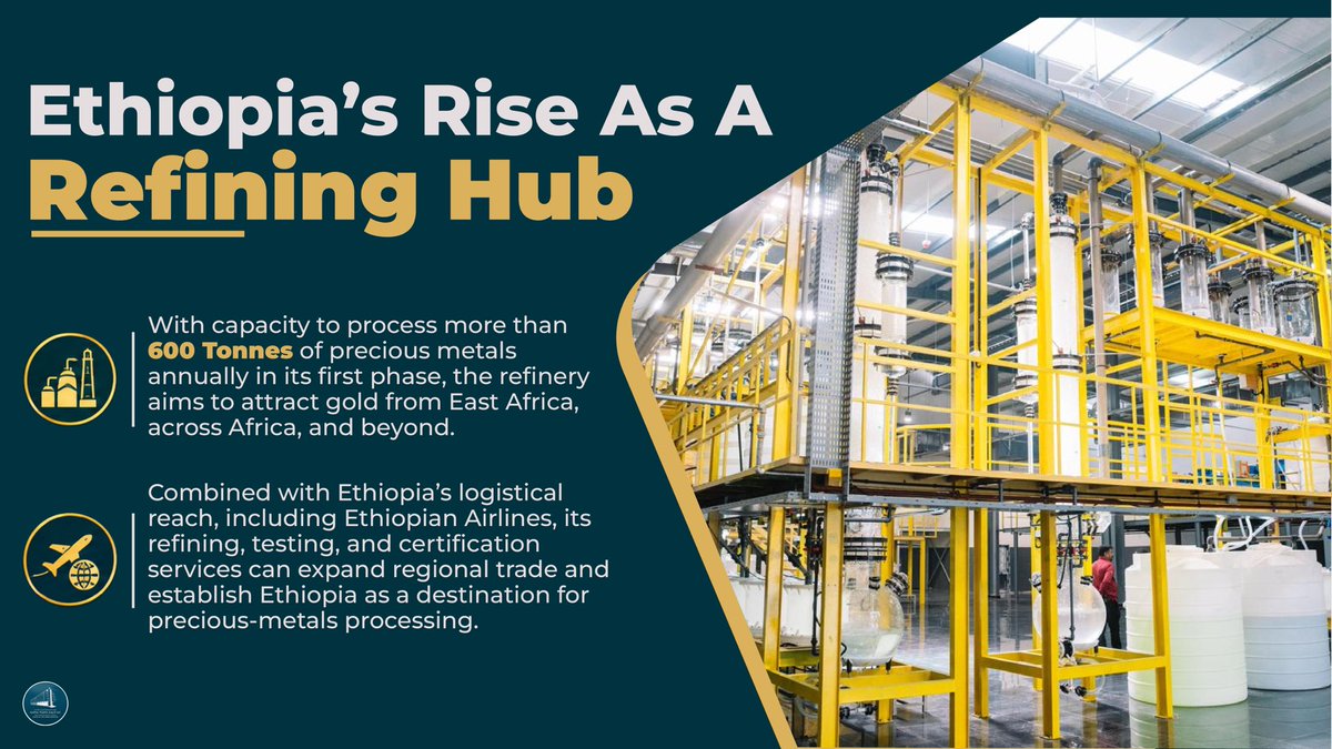 PMEthiopia's tweet photo. Once neglected, now a strategic engine of growth! Under the #MedemerGovernment, Ethiopia’s mining sector is unlocking its potential to drive economic transformation and national prosperity. 🇪🇹

#PMOEthiopia #EthiopiaDelivers https://t.co/tJKRPhJntd