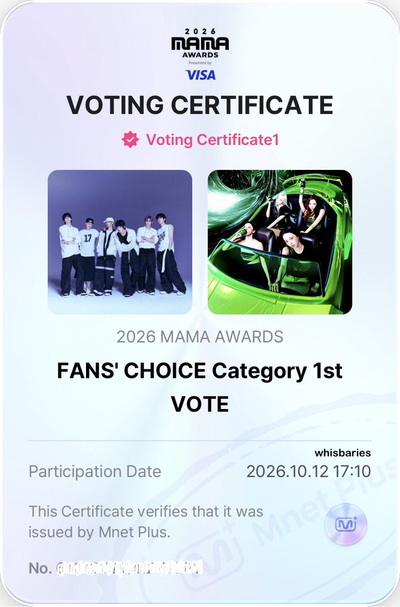 whisbaries's tweet photo. 2026 MAMA FANS' CHOICE ( Round 1 )

#พี่สาวโหวตน้องข้าว https://t.co/2Fmiy4vWct