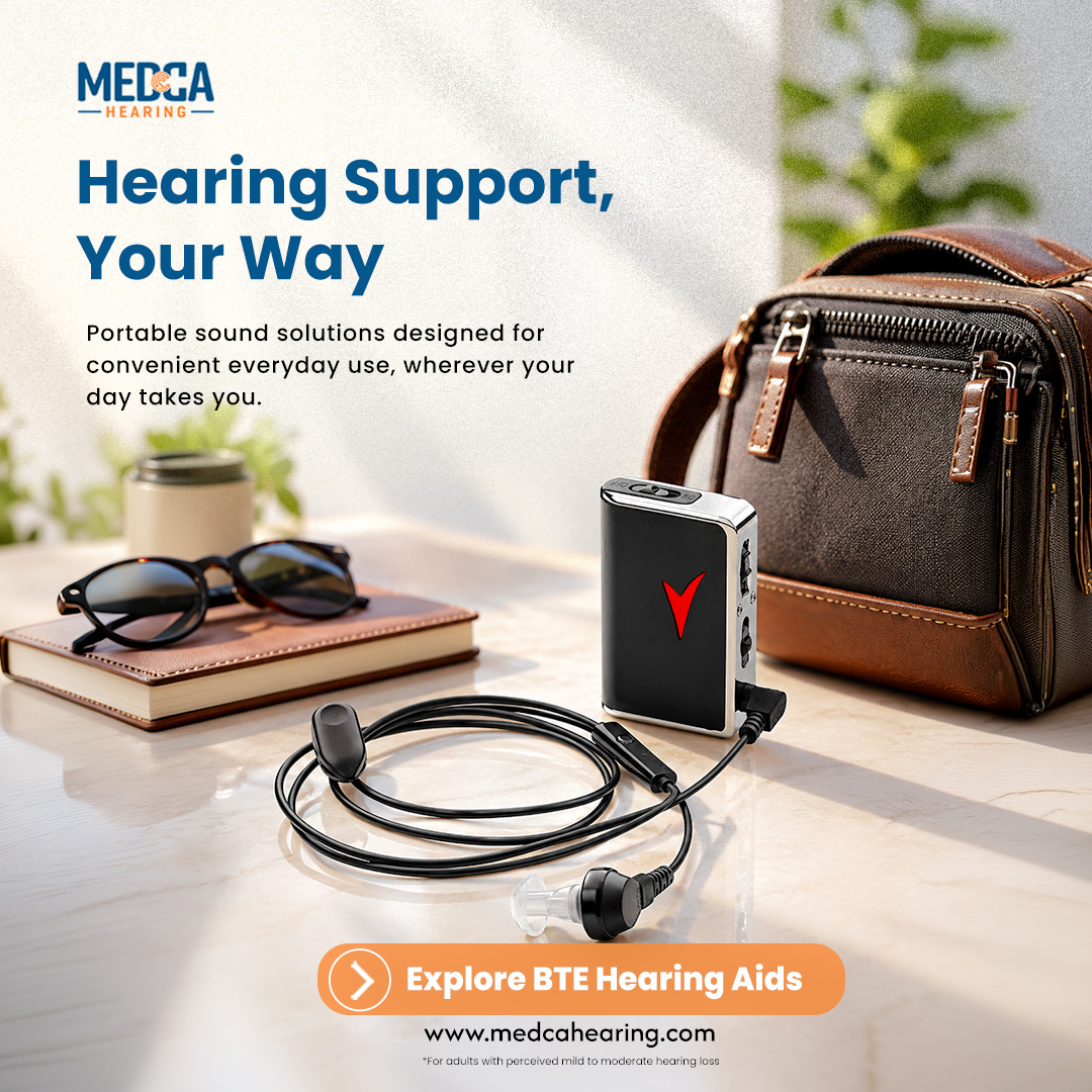 MedcaHearing's tweet photo. 🎧 Make everyday listening easier with portable hearing solutions designed to fit your routine, at home or on the go.

Shop now : https://t.co/72swB76hf7

#medcahearing #hearingaids #btehearingaids #hearinghealth #hearingassistance #soundsolutions https://t.co/yTJdsxJ41m