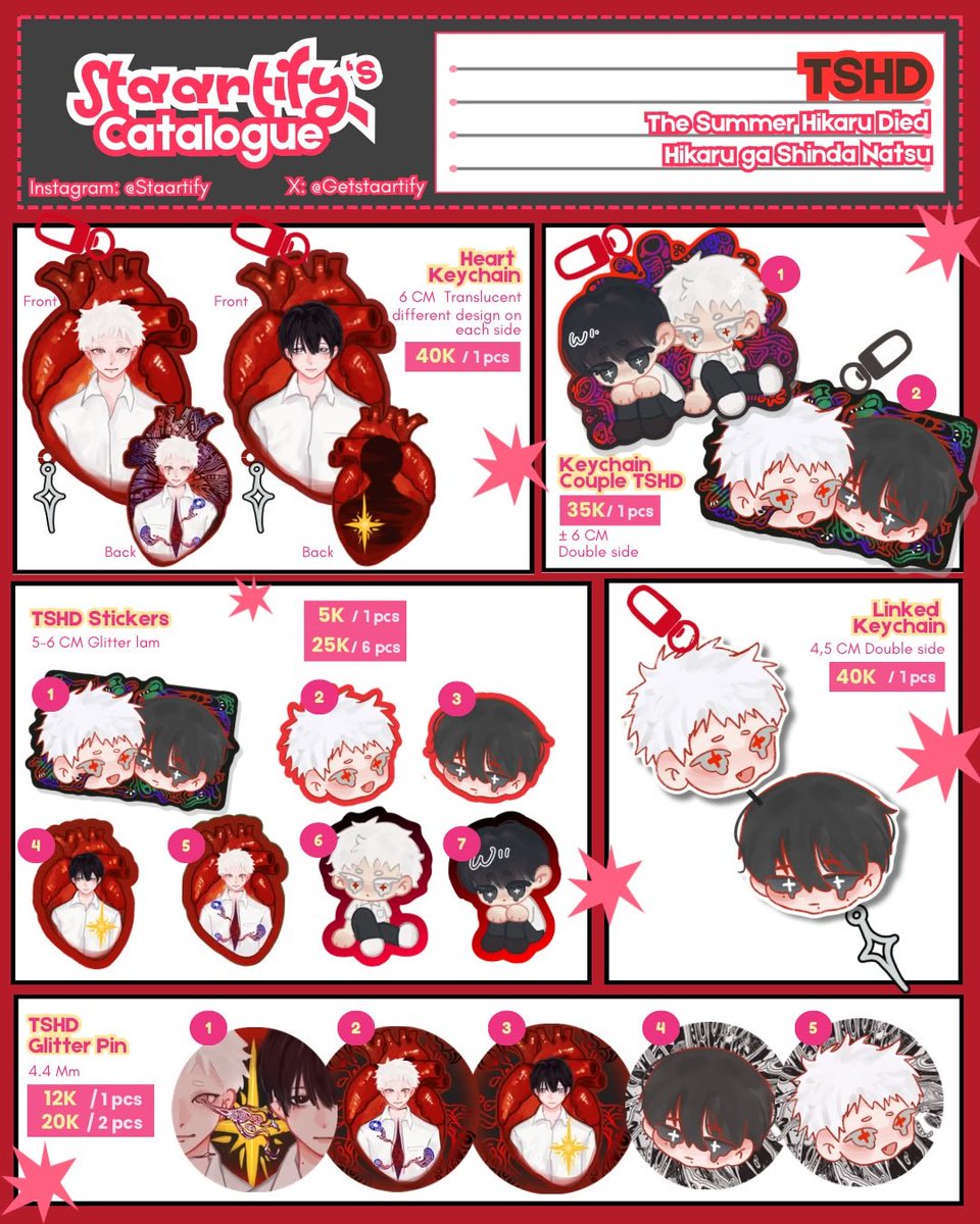 getstaartify's tweet photo. guysss, katalog staartify udah jadiiii! yang suka mistuaya, TSHD, alienstage, marceline &amp; BUBBLEGUM, cosmic princess kaguya boleh bangettt mampir dan nanya nanya di DM ya!! https://t.co/4UGxqenEkt