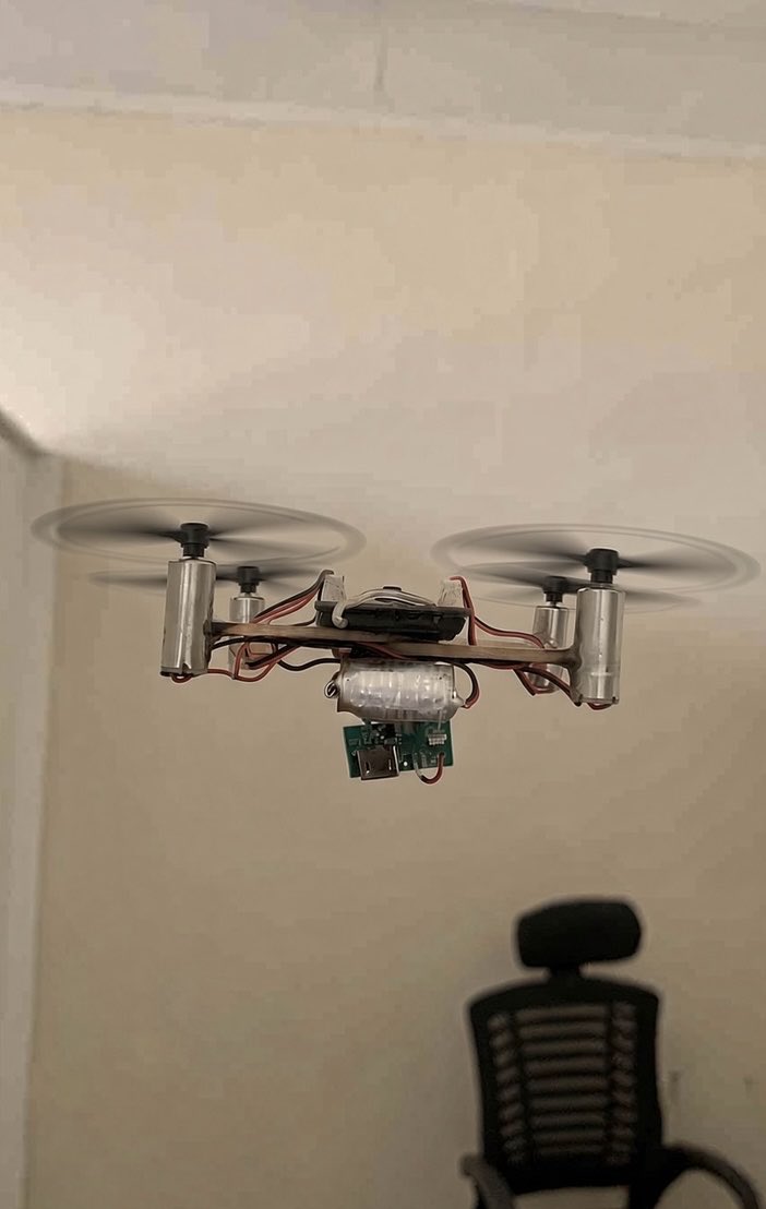inventorkhalifa's tweet photo. The solution to the problem of bandits

This is a small unmanned aerial vehicle (drone) that I built, and its size is no bigger than the palm of a hand

However, it can carry out surveillance ⚠️🚷
It has a small camera that can enter every corner and narrow passage to capture videos and photos without anyone knowing it has arrived.

After it captures photos or videos, those controlling it will be able to see them live

It will be very helpful in detecting forest bandits easily, especially for the military
Please tag security agencies and share