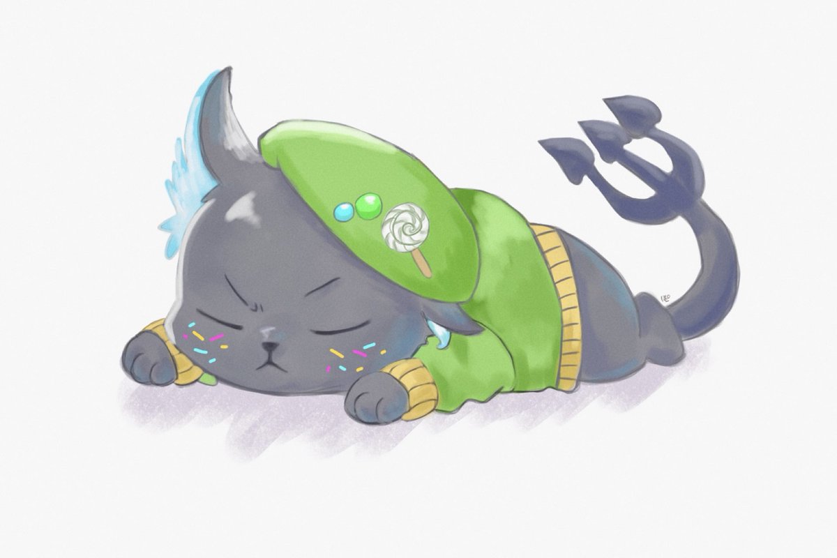poco_pup's tweet photo. 🐈‍⬛🍭💤 https://t.co/9CRafI16bE
