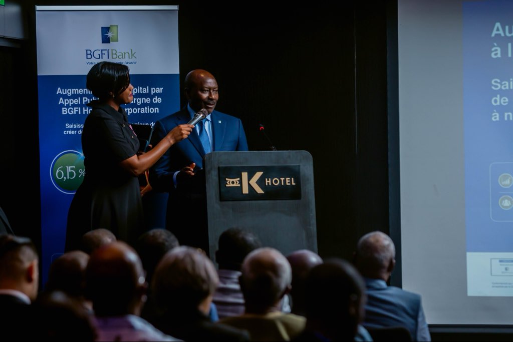 BGFIBOURSE2024's tweet photo. Investor Meeting | DOUALA

Après Yaoundé, cap sur Douala pour la deuxième étape des Investor Meetings du Groupe BGFIBank, tenue le 6 octobre au K-Hôtel, en présence de M. Henri-Claude OYIMA, Président-Directeur Général du Groupe.

Une nouvelle rencontre marquée par des échanges constructifs et un vif intérêt des investisseurs pour la deuxième phase de l’augmentation de capital par appel public à l’épargne de BGFI Holding Corporation.

Retour en images.

#BGFIBourse #BGFIBank #BGFIHoldingCorporation #InvestorMeetings #Douala