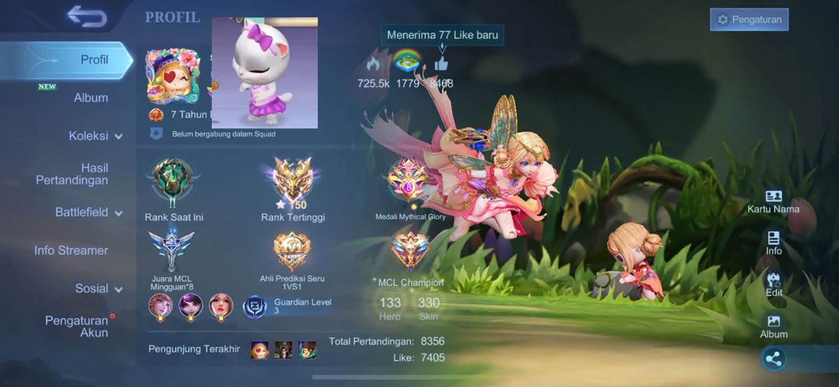byycannn's tweet photo. Mage Support 
Ex imo 150
Good Winrate

Angela Collector
Silvana Collector
Grangger Prime
Floryn Sanrio, Etc.

#zonauangㅤ #zonajajan 

Wts wtb akun ml acc mole mlbb https://t.co/3LsXPjkH35