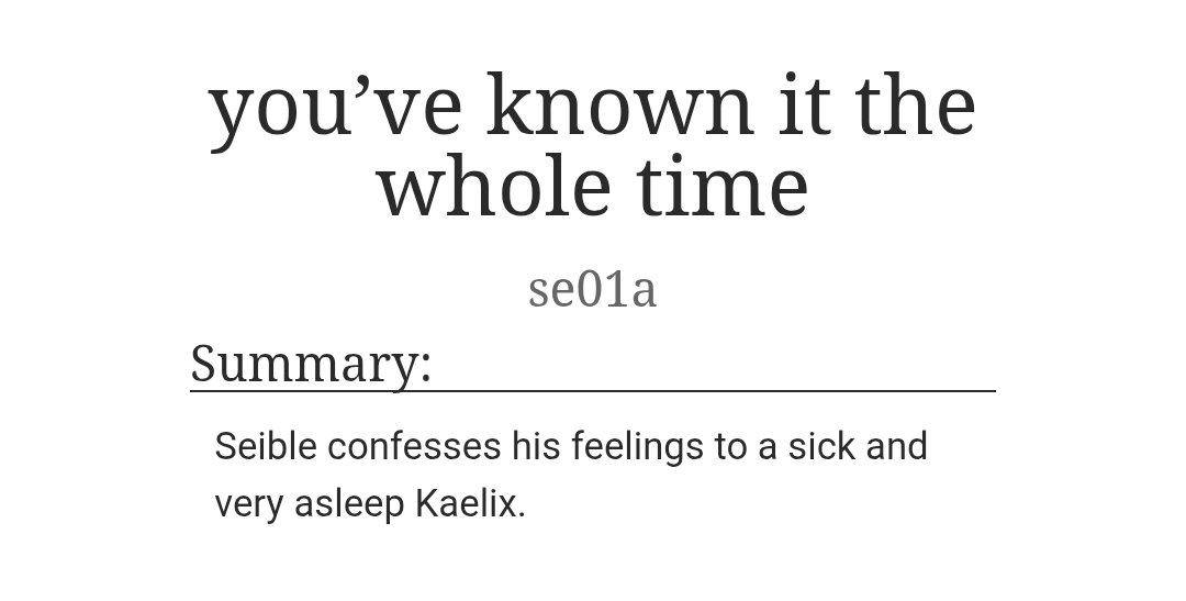 dailykaeble's tweet photo. ᰔ 🎫💎 Sickfic
ᰔ 3.1k wc, link below!! 
ᰔ #kaeble

bet you didn't think you'd see me again so soon huh :p https://t.co/r3USmHLTkS