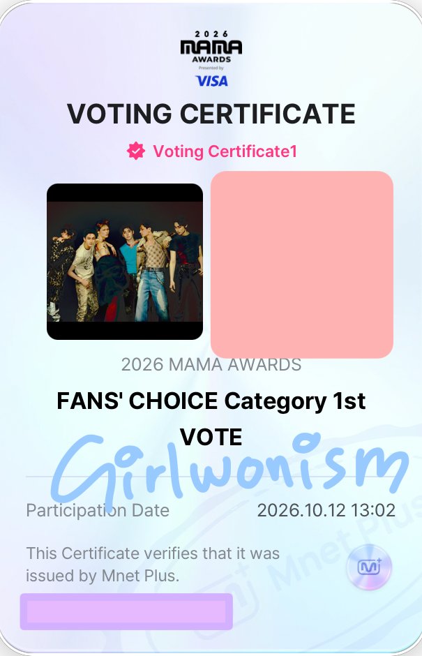 girlwonism's tweet photo. I vote #2026MAMAVOTE #ENHYPEN https://t.co/Aqne6oeyIs