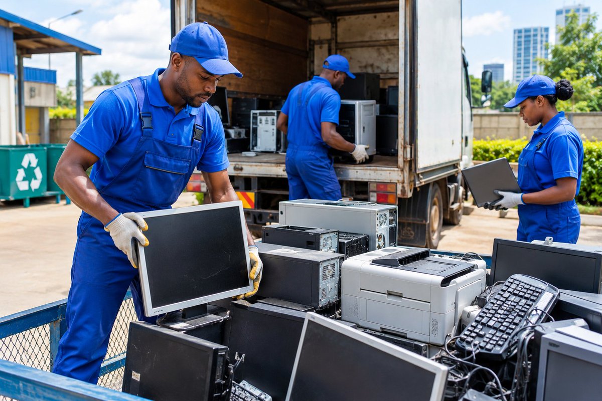 Tois_Movers's tweet photo. Old electronics need proper handling when they reach the end of their useful life. E-waste collection helps keep harmful materials out of the environment and supports responsible recycling.
#ChoiceYo
#EWasteCollection #ResponsibleDisposal #Recycling https://t.co/VltD2pMCwK