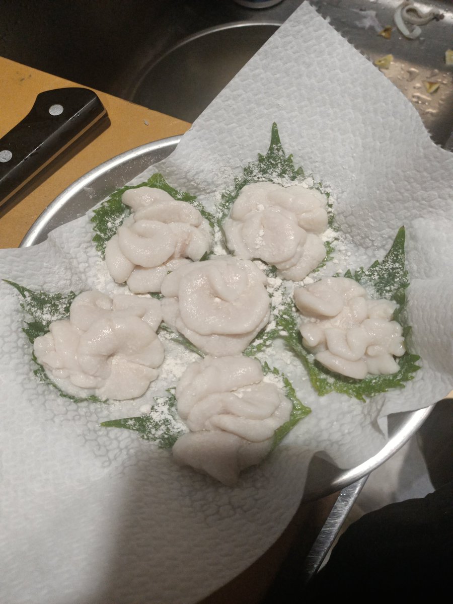 p0936902358's tweet photo. 鱈魚白子紫蘇揚 https://t.co/wYw8sVO3Vx