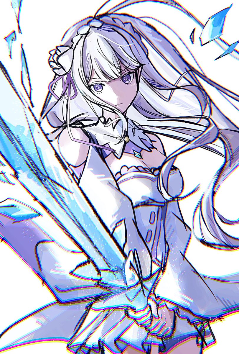 rsn_kqf's tweet photo. エミリア　#リゼロ　#rezero https://t.co/U7RaaBgSsM