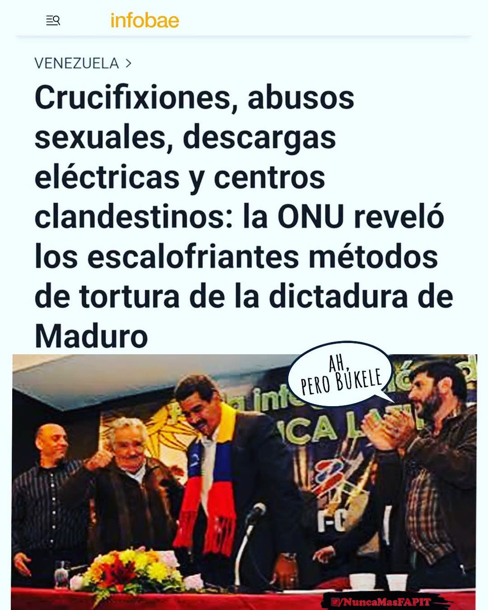 LuisEst17468144's tweet photo. Esta fuerza política ultra extremista es un peligro para Uruguay y para todo el continente.
No tienen escrúpulos en llamar a lo malo bueno y a lo bueno malo. No tienen moral ni vergüenza pues financiaron al @Frente_Amplio del @PITCNT1 con dineros del narco estado chavista. https://t.co/u1aLzNTqjD