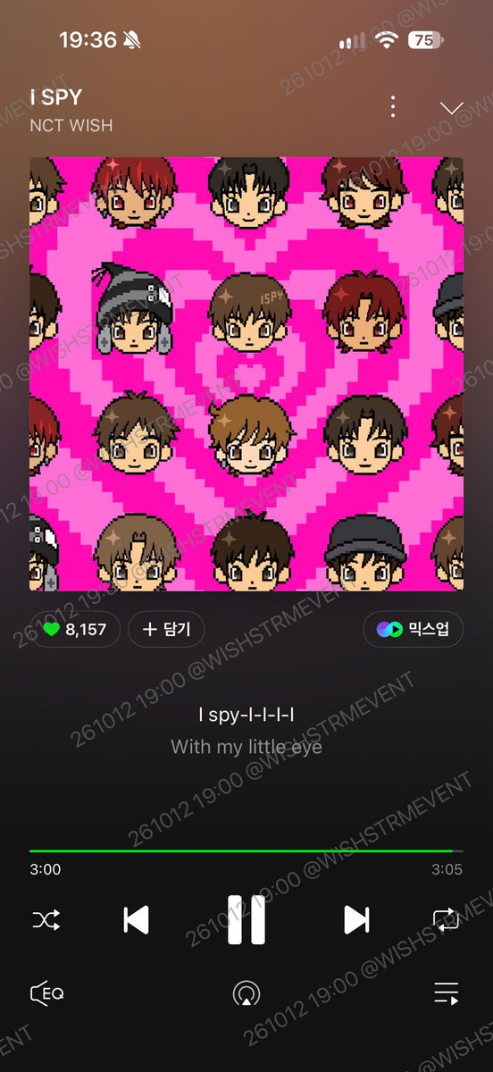 WISHSTRMEVENT's tweet photo. 👀 인증 예시 👀

▶ 스트리밍 이벤트팀 팔로우 및 이벤트글 RT 필수!
▶ 워터마크(날짜+시간대, 트위터 아이디) 포함
▶ 해시태그 필수
▶ 뮤비, 음원 모두 곡 시작 20초 이내, 마지막 20초 이내 재생바가 보이게 캡쳐해서 인증 (총 4장)
▶ 상단바가 보이게 캡쳐
▶ 뮤직웨이브 스밍 인증도 가능 (인증 예시 4번째 이미지 참고)

* 19시 내역부터 시작해주시면 됩니다! 

#I_SPY_I_STRM