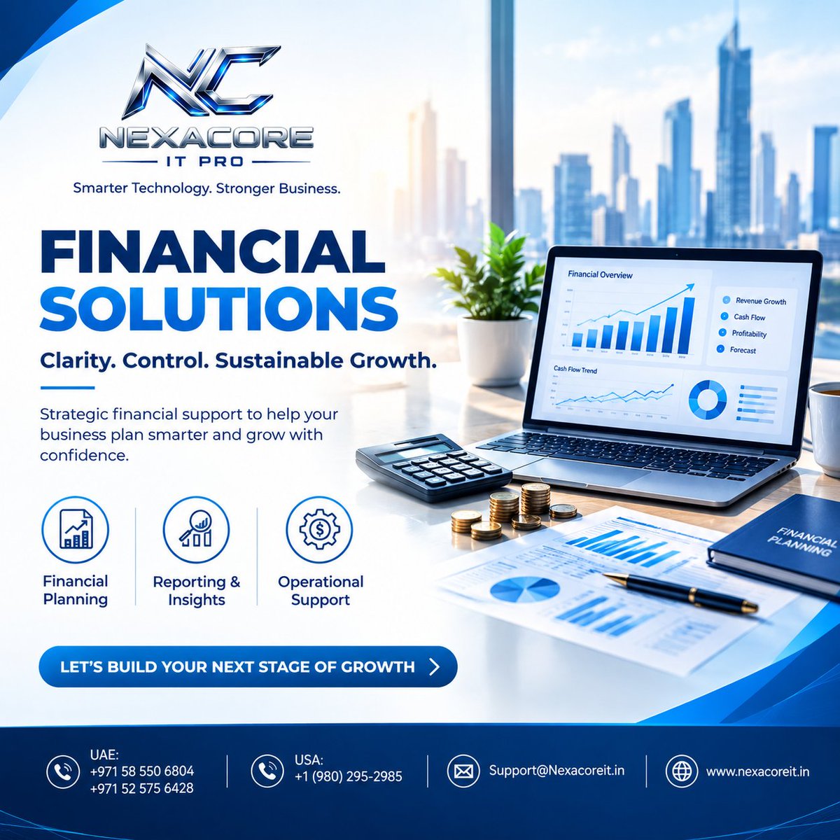NexacoreITPro's tweet photo. 📊 Financial Solutions | Clarity. Control. Growth.

📞 +971 58 550 6804 ||+1 (980) 295-2985
📧 Support@Nexacoreit.in
🌐 https://t.co/6Pz9g2VpeA

NexaCore IT Pro - Smarter Technology. Stronger Business.
#NexaCoreITPro #FinancialSolutions #BusinessGrowth #FinancialPlanning https://t.co/IcKFubFNJu