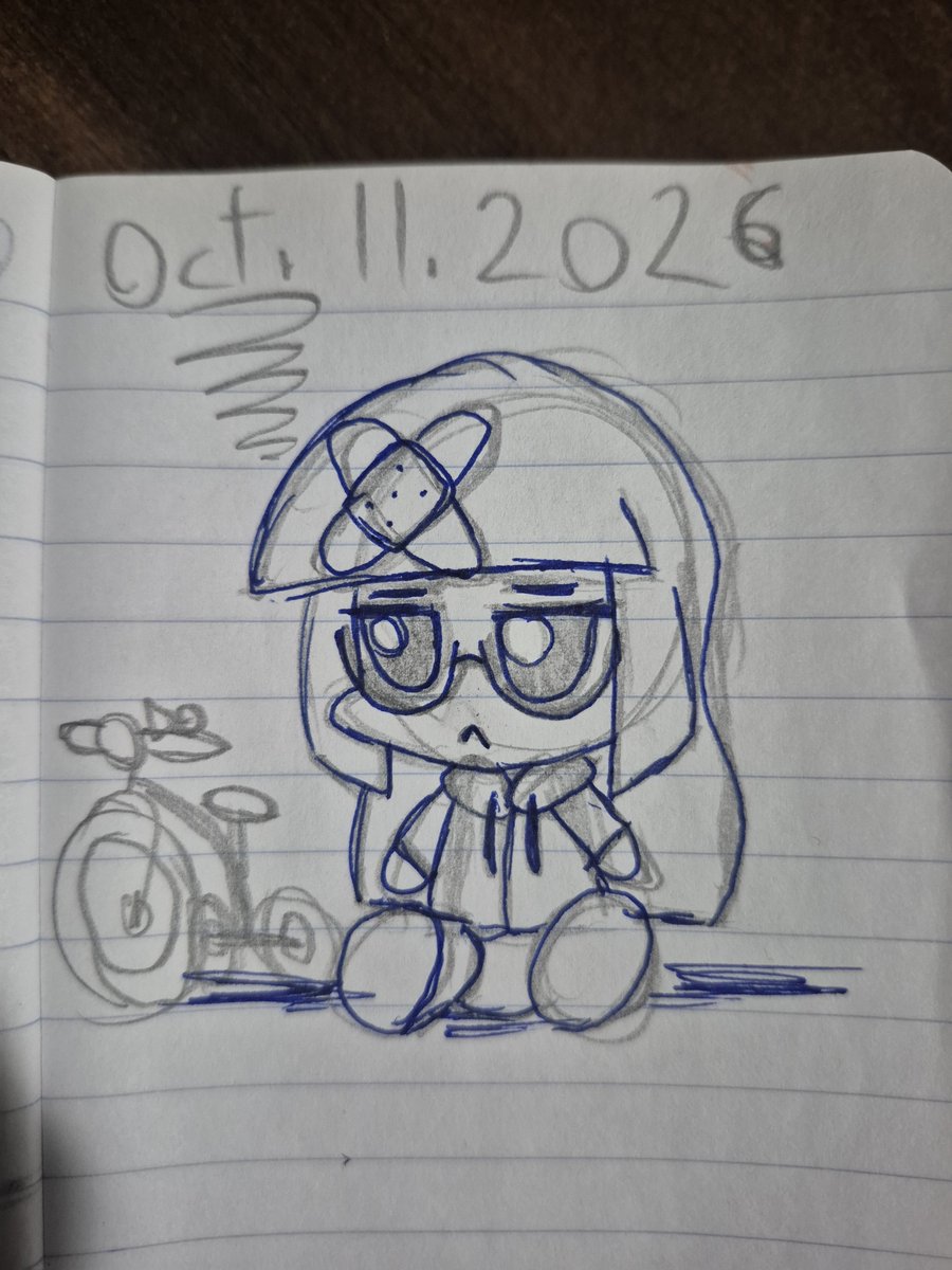 Muffin_Machine's tweet photo. I fell off my scooter today and got bonked pretty bad
Here is a highly detailed artist's rendition of me falling off my scooter today and getting bonked pretty bad
Suffices to say I will be out of commission for a hot minute https://t.co/zyEqi9EpVP